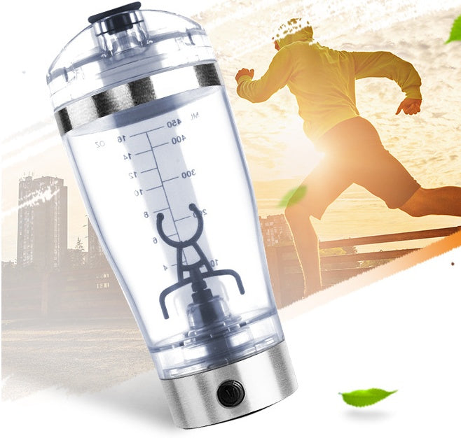 Electric Protein Shake Stirrer USB Shake Bottle Milk Coffee Blender Kettle Sports