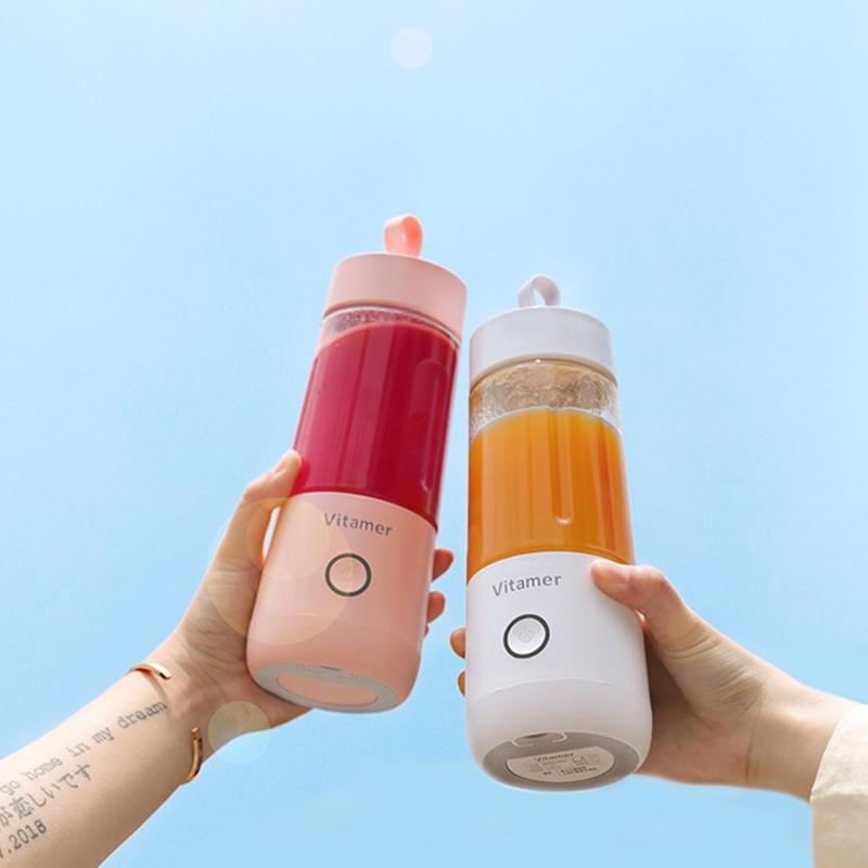Portable Blender Juicer Electric USB Rechargeable Blender Bottle