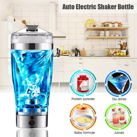 Electric Protein Shake Stirrer USB Shake Bottle Milk Coffee Blender Kettle Sports
