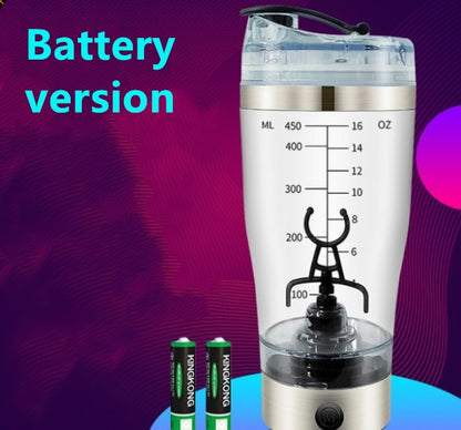 Electric Protein Shake Stirrer USB Shake Bottle Milk Coffee Blender Kettle Sports