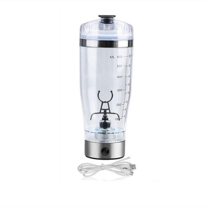 Electric Protein Shake Stirrer USB Shake Bottle Milk Coffee Blender Kettle Sports