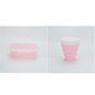 Portable foldable silicone lunch box